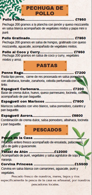 Menú Fusion Arenal - Página 4